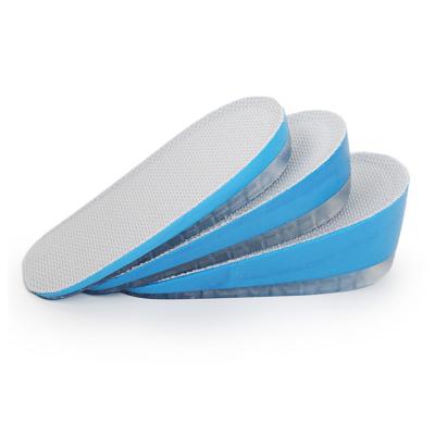 China Invisible Waist Gel Height Increasing Insole Invisible Heel Lift Inserts Elastic Shock Absorption Pads 3 Sizes For Men And Women for sale