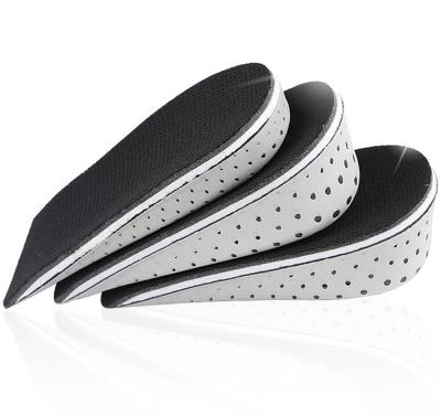 China Invisible Waist Increasing Soft Lightweight EVA Memory Foam Shoe Insoles for Increasing Height for sale