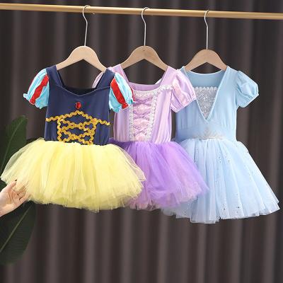 China New Arrival 2021 Spring Children's Dress Girls Ballet Dance Clothes Sophia Snow White Aisha Girls Princess Skirt Summer Practice Clothes for sale