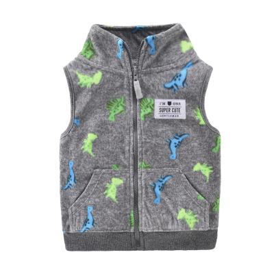 China Orangemom Newborn Casual Girls Clothes 2022 Autumn Cartoon Vest For Boys Sleeveless Baby Clothes With Zipper Christmas Coat for sale