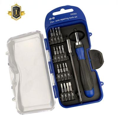 China New 22 Pieces Industry Small Precision Screwdriver Set Screwdriver Repair Screw Set Mobile Phone Dismantling Tool for sale