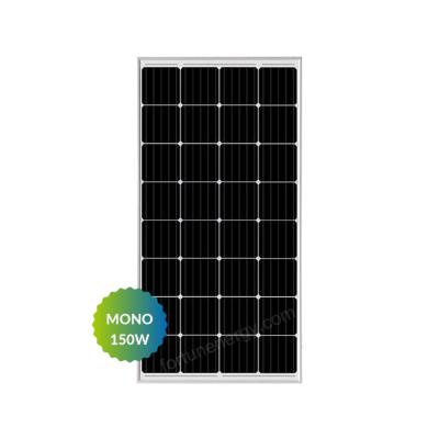 China custom cheap 150w monocrystalline off grid solar system high efficiency solar panel for sale