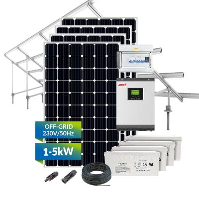 China Wholesale 2kw 4kw 5kw Full Off-Grid Home Solar System for sale