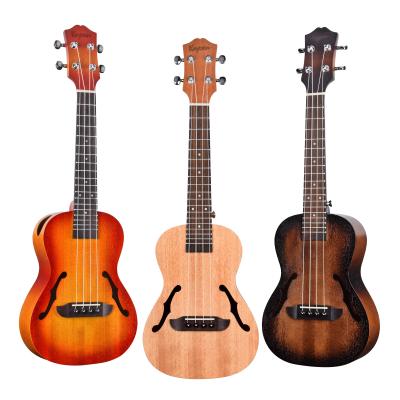 China Inventor Mahogany Wholesale Cheap Ukulele China 24 Inch High End Mahogany Ukuleles for sale