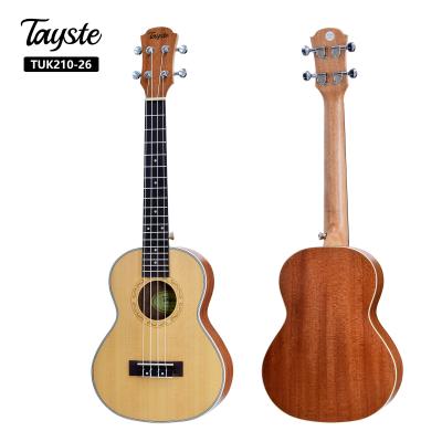 China Custom wholesale cheap ukulele flawless wood ukulele flawless 26 inch tenor ukulele for sale