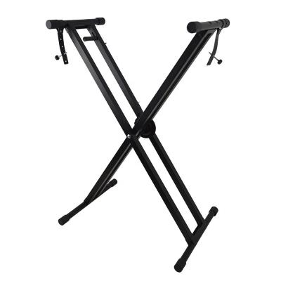 China Wholesale Piano Keyboard Music Keyboard Stand With The Double-X Handle Professional Electric Piano Stand Keyboard Stand for sale