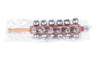 China Set of popular accompaniment products in the musical instrument metal hand Sleigh Bells with 25 Bells for sale