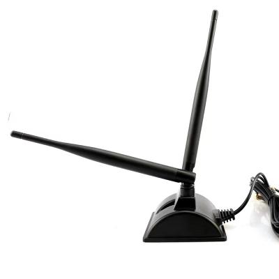 China Folded Dipole Omni 2400-2500 MHz 2.4G 5Dbi Router Wifi Directional Antenna 196MM for sale