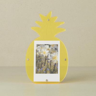 China High Quality Modern Sleek Modern Clean Design Colorful Acrylic Pineapple Shaped Instax Frame for sale