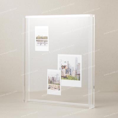 China High Quality A&C New Design Acrylic Floating Frame Home Decoration .office DIY Home Photo Or Flower for sale