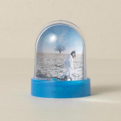 China High Quality Dome Shaped Acrylic Snow Globe Mini Size Fits Two Photos Of Japan Best Promotion Product for sale