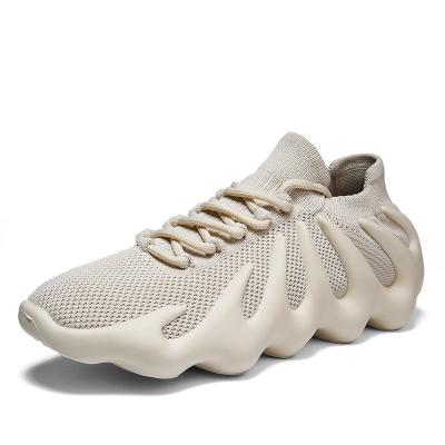 China CUSHIONING shoes fashion to 2022 mesh men's yeezy trend 450 sock sneaker lace up casual shoes for sale