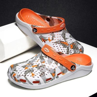 China 2022 High Quality Casual Summer Hole Shoes Women Sandals Men's Rubber Clogs Lovers Home Outdoor Beach Garden Flat Slippers for sale