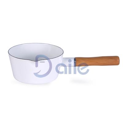 China New Series Sustainable /enamel milk pan/enamel pots for sale