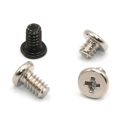 China Cm Cross Phillips Machine Screw Machine Flat Head Laptop Screw Bright Nickel Plated Steel ANSI 6-32 for sale