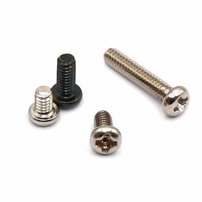 China Pan PM2.5 * Cross 3/4/5/6/8/10/12/12.5/14/Nickel Plated Recessed Round Pan Head Pm Screws Phillips Screws for sale