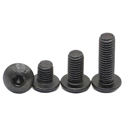 China ISO7380 10.9 Boot Grade Black M2 M2.5 M3 M4 M5 M6 M8 M10 M12 Allen Head Bolts Hexagon Hex Socket Pan Round Mushroom Head Screw for sale