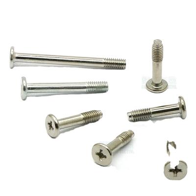 China CM4 flat * flat head half tooth flat screw 16/18/29/40 D=8 special for electric power instrument regulating screw for sale