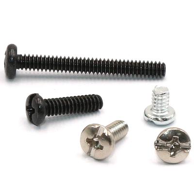 China BM6#-32*5/6/9.5/13/30 Carbon Steel Computer Screws Hard Disk Drive Screws ANSI Cross Recessed Binding Machine Screws for sale