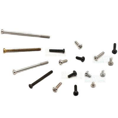 China Pan PM1.6*2/2.5/3/3.5/4/5/6/7/8/16/20/27 Cross Recessed Round Pan Head Pm Screws Phillips Screws for sale