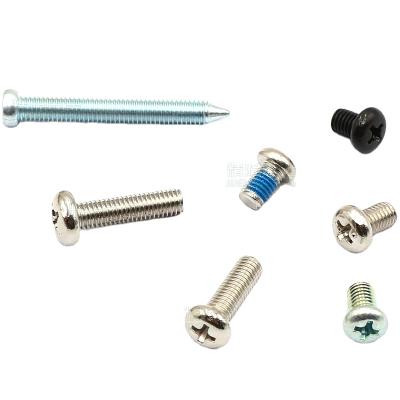 China Non-Standard Customized Pan PM5/6*6/8/16/20/38 Cross Recessed Pan Head Screw Phillips Machine Screw for sale