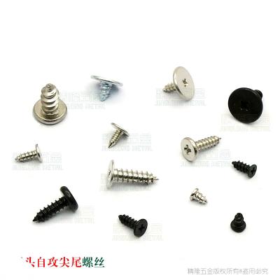 China CA2/2.3/2.6/3.0/4.0*3/4/5/6/8/10 Tail Point Self Tapping Head Tapping Screw Large Flat Flat Thin Self Tapping Head Screw for sale