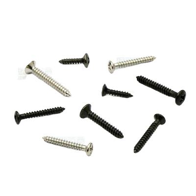 China Office self-tapping 2/2.1/2.4*oval cross oval head point tail screw 6/8/10/16/18 carbon steel office screws for sale