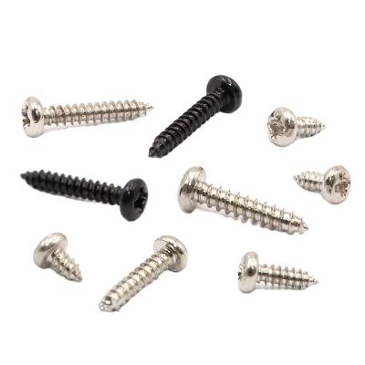 China M1 M1.2 M1.4 M1.7 M2 M2.3 M2.6 M3 Small Self Tapping PA Phillips Micro Laptop Screws Pan Head Electronic Wood Screws for sale