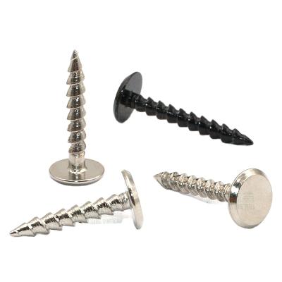 China T type inverted teeth M3.3* wallpaper 20/22/25/28/40 inverted teeth nail book binding nail plus hard pointed tail screw nail for sale