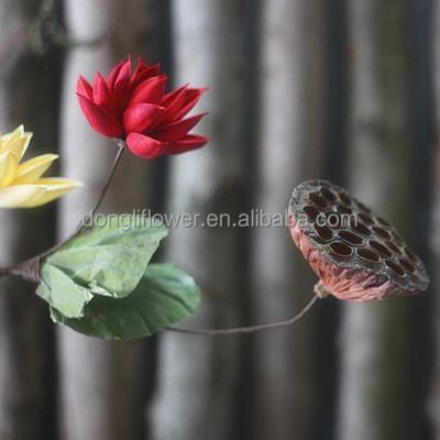 China China Flower Crafts Made From Natural Lotus For Table Centerpieces for sale