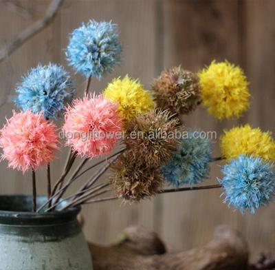 China Crafts Flower Round Ball Shape Natural Dry Artificial Flower For Wedding Party Decor for sale