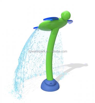 China Water Park Water Playground Splash Pad Kids Amusement Waterfall 304 Stainless Steel Sea Turtle Outdoor Waterfall for sale