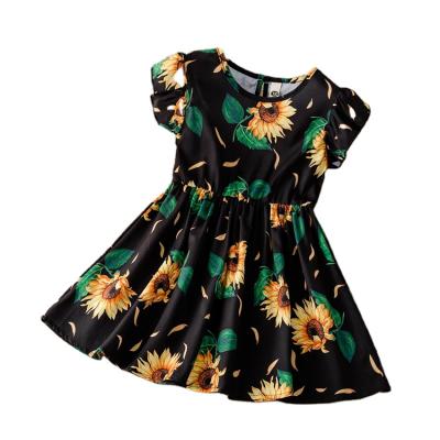 China Princess Dress Girl Fancy Style Slender Children's Wear Dress Viable Summer New for sale