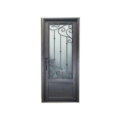 China Modern simple wrought iron french door for sale