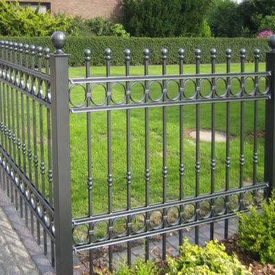 China Wholesale Price Cast Iron Fence Posts For Sale Wrought Iron Steel Fence Easily Assembled Decorations for sale