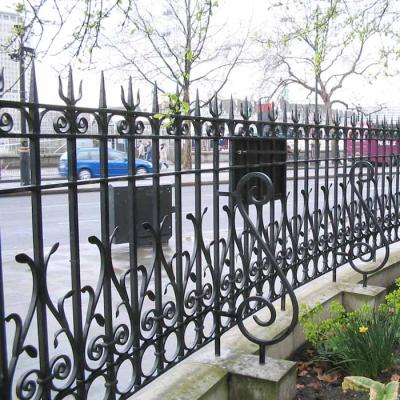 China China Factory Direct Sale Easily Assembled Aluminum Wrought Iron Fence for sale