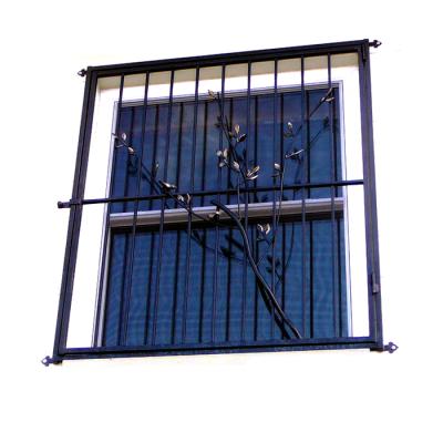 China Factory wholesale fixed galvanized iron pipe window design, decorative iron window for sale