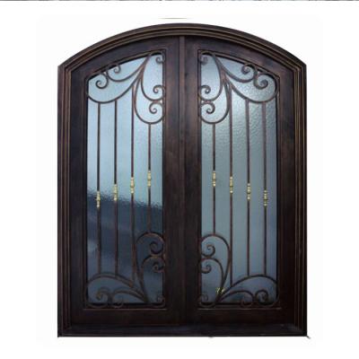 China Fashionable And Beautiful Ornamental Iron Gate , Decorative Garden Arch Wrought Iron Gates for sale