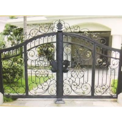 China Swing Elegant Wrought Iron Gate For Personal Villa for sale