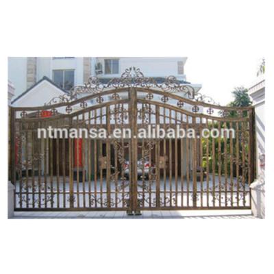 China Easily Compiled Ornamental Garden Wrought Iron Gate Designs for sale