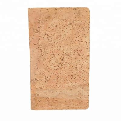 China High Grade Cork Natural Cork Portugal Card Holder Waterproof Cork Passport Holder Custom Eco-Friendly Eco-Friendly Cork Long Wallet For Travel for sale