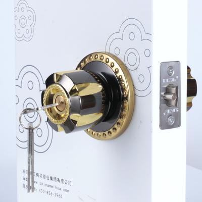 China MH5900 Hotel guest room home zinc alloy door lock door set portable ball lock with knob handle for sale