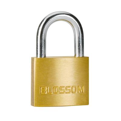 China Customized Application BC16 Padlock Manufacturer 25mm Wide Padlocks Cheap Pad Lock With Key High Quality Shackle Keyed Likewise Brass Padlock for sale