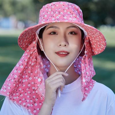 China 2022 new summer factory wide brim bucket hat Chinese wholesale farmer hats striped waterproof sun protection for sale