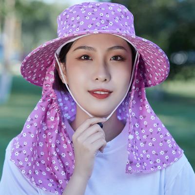 China breathable & Factory wholesale 2022 new waterproof hats sun protection agricultural fishing hat with removable neck flapface for sale