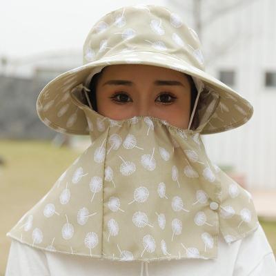 China Wholesale Custom Casual Sun-proof Bucket Hat Shawl Outdoor Tea Picking Raising Hats Fisherman Hat for sale