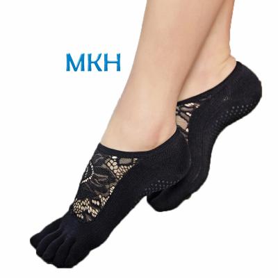 China Breathable Mesh Top Panel Yoga Socks For Girl Non Slip for sale