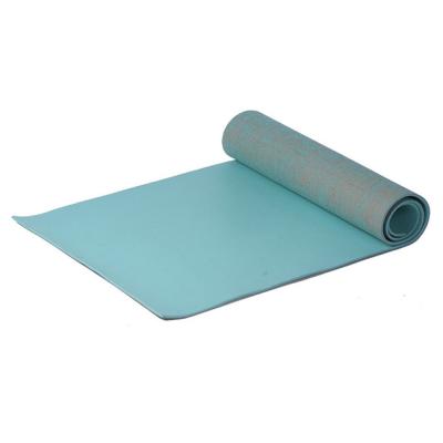 China Non-Slip Yoga Mats Professional Handmade Linen and Natural Rubber Yoga Mat for sale