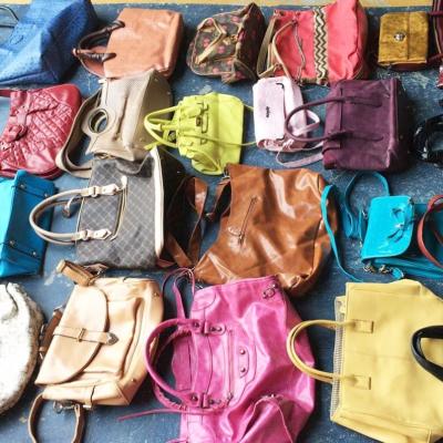 China Popular Factory Wholesale used Bag for Women Top Quality Mixed Summer Used Clothes 50kg Bale used bale bag for sale