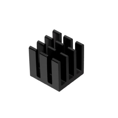 China Heat Sink Custom die cast black Grooving Aluminium Profile for Heat Sink for sale